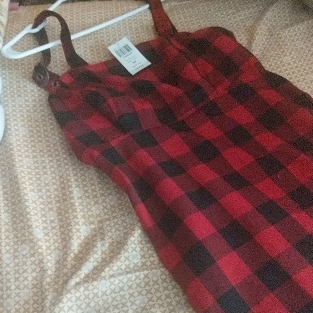 red and black dress